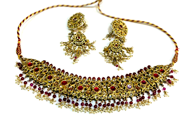 Old traditional Kundan jewelry